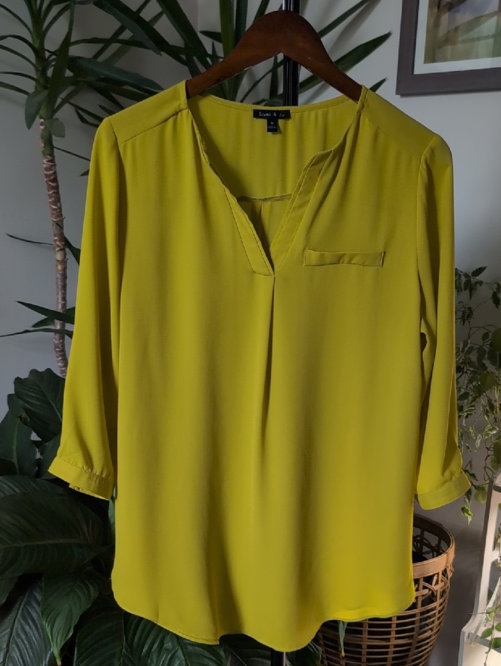 Bright Chartreuse Tunic
